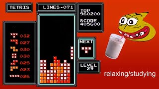 NES Tetris  570000 From a 29 Start Former World Record [upl. by Harberd]