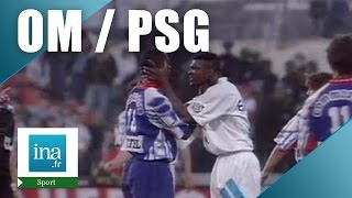 OM  PSG 1993 Match sous tension  Archive INA [upl. by Ytoc611]