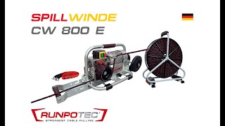 RUNPOTEC Spillwinde CW 800E [upl. by Sakul]