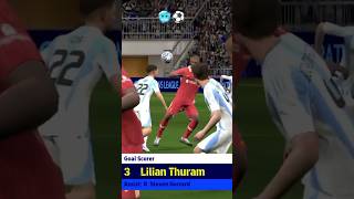 Lilian Thuram Is sensational efootball trending football viralvideo barcelona realmadrid [upl. by Veator335]