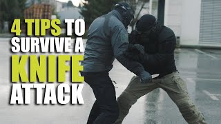 How to survive a knife attack  4 essential tips [upl. by Akinnej]