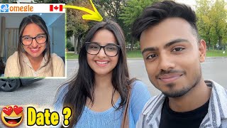 FINALLY DATE KA POCH LIYAA 💖😍OMEGLE TO REAL LIFE 💖😍 ItsKunal Vlog [upl. by Yekcaj]