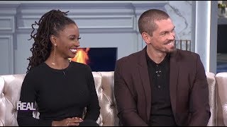 FULL INTERVIEW Shanola Hampton and Steve Howey from Shameless – Part 2 [upl. by Monti675]