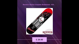 Renner A Series Complete Skateboard  A20 Blood Soaked [upl. by Anastatius182]