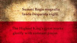 Gaude Mater Polonia Latin amp English subtitles [upl. by Gunilla]