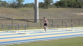 110m hurdles training Florida 9th April 2013 [upl. by Anala787]