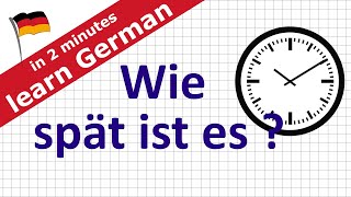 deutsche Uhrzeiten  Deutsch lernen A1 A2 uhrzeit [upl. by Neyut]