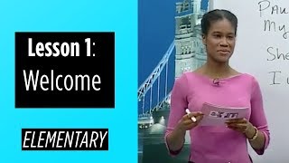 Elementary Levels  Lesson 1 Welcome [upl. by Yk]