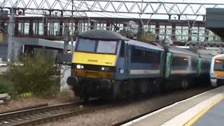 Trains at Stratford LondonSaturday 27092014 c2c Diversions [upl. by September]