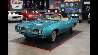 1968 PONTIAC GTO CONVERTIBLE [upl. by Heger166]