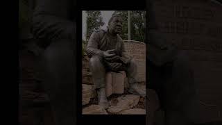 A bronze sculpture honoring Pulitzer Prize winning author Alex Haley [upl. by Oilasor]