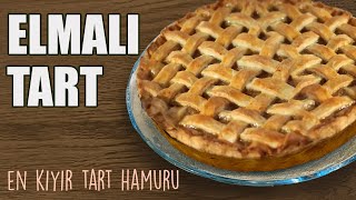 PASTANE USULÜ KIYIR ELMALI TART  APPLE PIE [upl. by Ralip]