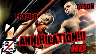 Mike Tyson vs Marvis Frazier 1986 HD ABC 1080p 60fps [upl. by Lener]