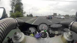 Kawasaki ZXR250 acceleration [upl. by Gniliem588]