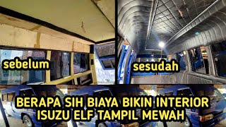 MODIFIKASI MOBIL INTERIOR ISUZU ELF TAMPIL MEWAH [upl. by Asilram]