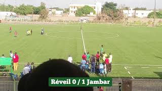 Navétane Réveil vs jambar [upl. by Amles]