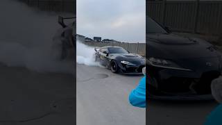 Widebody Mk5 Supra burnout cars supra cartok burnout car toyotasupra toyota [upl. by Profant606]