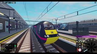 Driving from Llyn By The Sea to Rayleigh Bay in SCR Roblox with Express with the new driver UI [upl. by Sined]