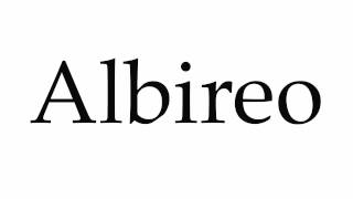 How to Pronounce Albireo [upl. by Dinerman]