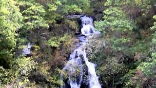 Waterfall Edradour Burn Pitlochry Highland Perthshire Scotland [upl. by Illah]