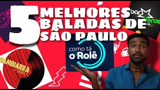 5 MELHORES BALADAS DE SÃO PAULO [upl. by Veta769]