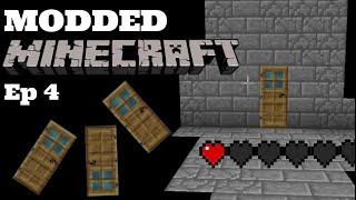 Barely Escaping the Door Dimension  Modded Minecraft Ep 4 [upl. by Ha396]