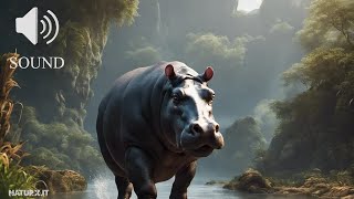 Lippopotamo un richiamo tra terra e acqua  Hippo Sound [upl. by Htiduy976]