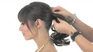 MidLength Wrap Around Ponytail by Hairdo  Instant Glamour [upl. by Suolhcin813]