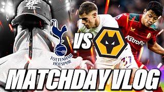 ABSOLUTLY FRUSTRATING IM FUMING 🤬🤬 Tottenham 12 Wolves EXPRESSIONS MATCHDAY VLOG [upl. by Anirahs]