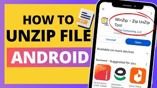 How To Unzip a File On Android  Verified Guide [upl. by Ardnaxila454]