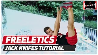 Freeletics  Jack Knives  Technique Tutorial [upl. by Sherer]