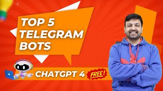 Top 5 Best Telegram Bots 2024  technovedant [upl. by Assennev649]