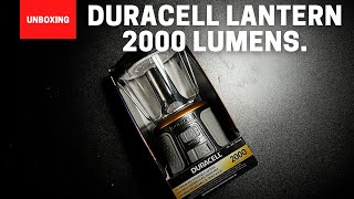 Duracell Lantern 2000 Lumens Solar  Rechargeable  Battery Powered [upl. by Weihs]