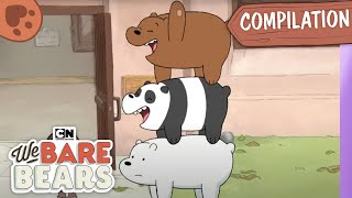 A Wild Day with Cute Bears  3Hour Compilation  Cartoon Network  Cartoons for Kids [upl. by Oaoj]