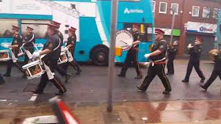 Highfield loyalists flute band remembrance Sunday March bootle the sash [upl. by Zitella]