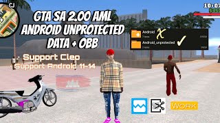 GTA SA AML Android Unprotected  របៀបដោះស្រាយសម្រាប់អ្នកដែលចង់លេង GTA MOD នៅលើ Android 11  14 [upl. by Karlee]