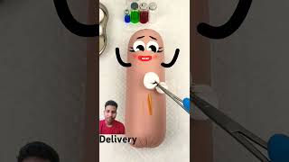 Funny delivery 🤰🥰 cartoon mehk [upl. by Samal]