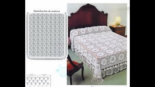 Crochet Bedspread  Free Crochet Patterns Part 21 [upl. by Blanca]