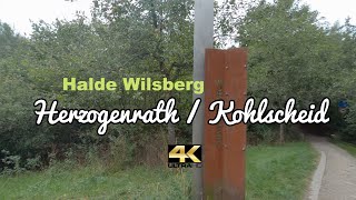 4K  Kohlscheid Aachen Halde Wilsberg  Eine kleiner Aufstieg Wandern Kohleberg  Aussichtsplattform [upl. by Anoiuq]