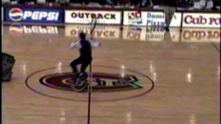 TJ Howell Professional Juggler Unicyclist Basketball HalfTime Show TJHowellcom [upl. by Adnylem]