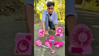 Satisfying With Unboxing Toy Set Review Washing Machine Vacuum Cleaner Hair Dryer Iron amp Fan 🔥 [upl. by Jaehne]