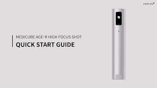 MEDICUBE AGER High Focus Shot  Quick Start Guide [upl. by Aitnahs]