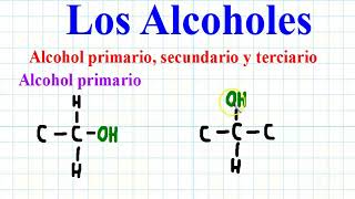 CLASIFICACIÓN DE LOS ALCOHOLES PRIMARIOS SECUNDARIO Y TERCIARIO [upl. by Nylodam649]