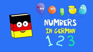 🇩🇪 German 1 to 10 childrens song  Deutsche Zahlen Lied für Kinder [upl. by Atteragram]