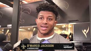 DMarco Jackson interview  Saints Rookie Minicamp 2022 [upl. by Jabez]