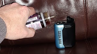 how to refill a geek bar pulse x easy way [upl. by Cleodal]