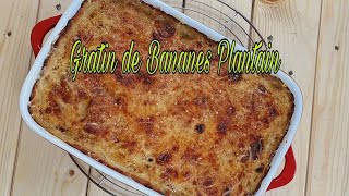 122 Gratin de Bananes Jaunes 🇬🇵 Plantain Gratin [upl. by Reppep]