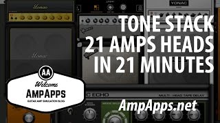 ToneStack 21 Amp Heads in 21 Minutes [upl. by Ario]