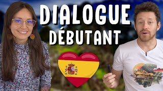 CONVERSATION de base en ESPAGNOL soustitrée 🇪🇸💬 pour les débutants [upl. by Naejeillib862]