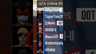 WORST Barcode ACCOUNT On GTA 5 ONLINE😭‼️ [upl. by Fonzie]